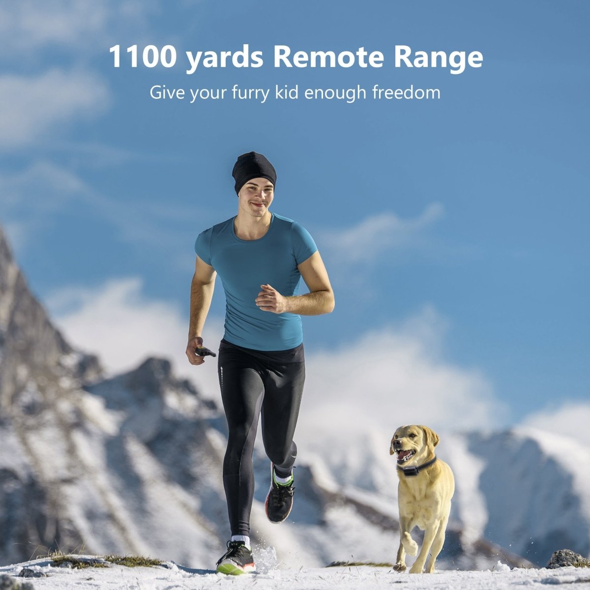 Pawious - Dog Training E-Collar T720 for Hunting - 3300ft Range, IPX68 Waterproof, LED Mode, 2 Dog Set