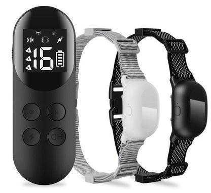 Pawious - Dog Training E-Collar with Remote T200 Black - IPX68 Waterproof, 1000ft Range