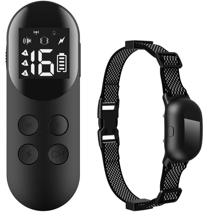 Pawious - Dog Training E-Collar with Remote T200 Black - IPX68 Waterproof, 1000ft Range