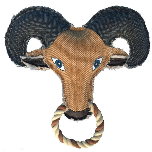 Dogline 10" Nature Goat Animal Squeaky Toy - Angler's Pro Tackle & Outdoors