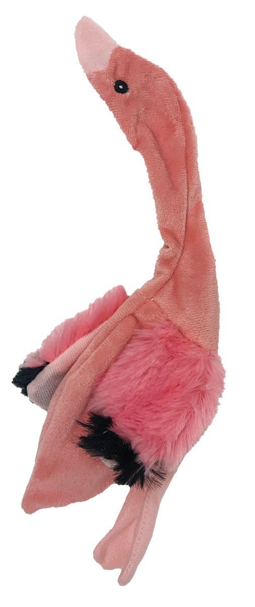 Dogline 11" Flamingo Crinkle Dog Toy - Angler's Pro Tackle & Outdoors