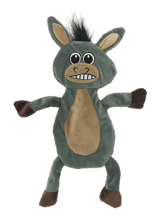 Dogline 12" Donkey Crinkle Flat Dog Toy - Angler's Pro Tackle & Outdoors