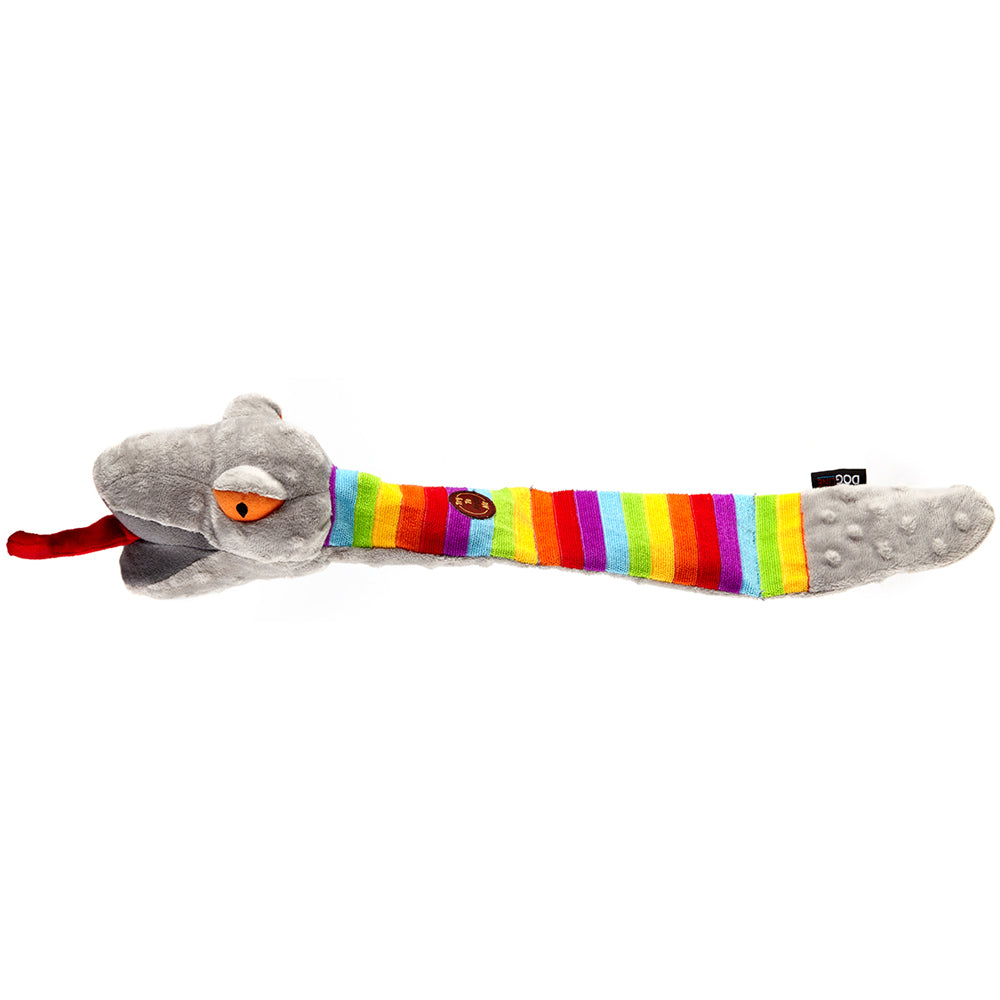 Dogline 17.5" Rainbow Snake with Moving Tongue Animal Toy - Angler's Pro Tackle & Outdoors