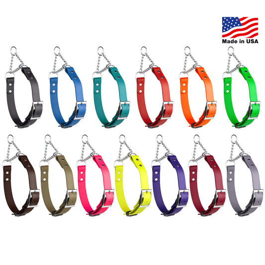 Dogline Biothane Adjustable Martingale Collar with Metal Buckle - Angler's Pro Tackle & Outdoors