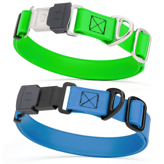 Dogline Biothane Waterproof Dog Collar with Herm Sprenger Stainless Steel Quick Release Buckle - Angler's Pro Tackle & Outdoors