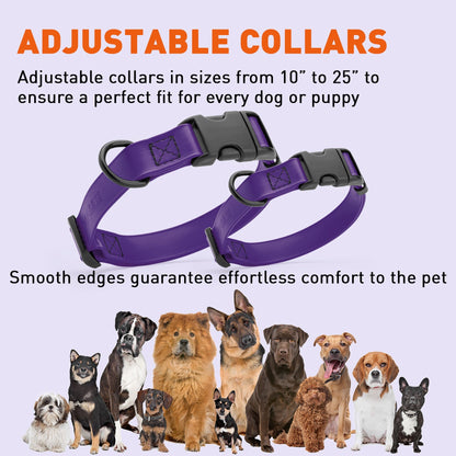 Dogline Biothane Waterproof Dog Collar with Quick Release Buckle - Angler's Pro Tackle & Outdoors