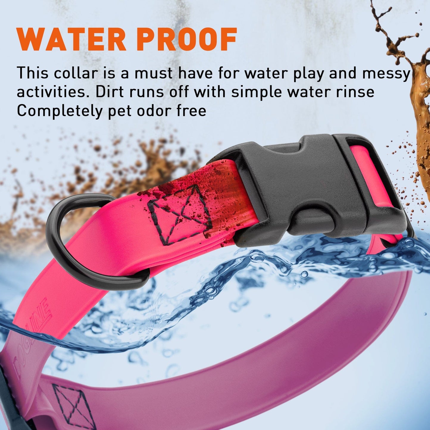 Dogline Biothane Waterproof Dog Collar with Quick Release Buckle - Angler's Pro Tackle & Outdoors