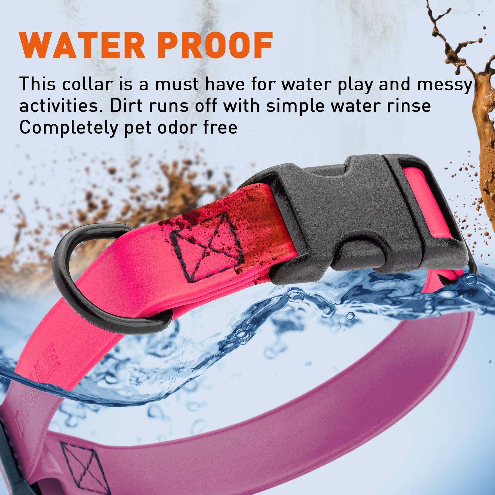 Dogline Biothane Waterproof Dog Collar with Quick Release Buckle - Angler's Pro Tackle & Outdoors