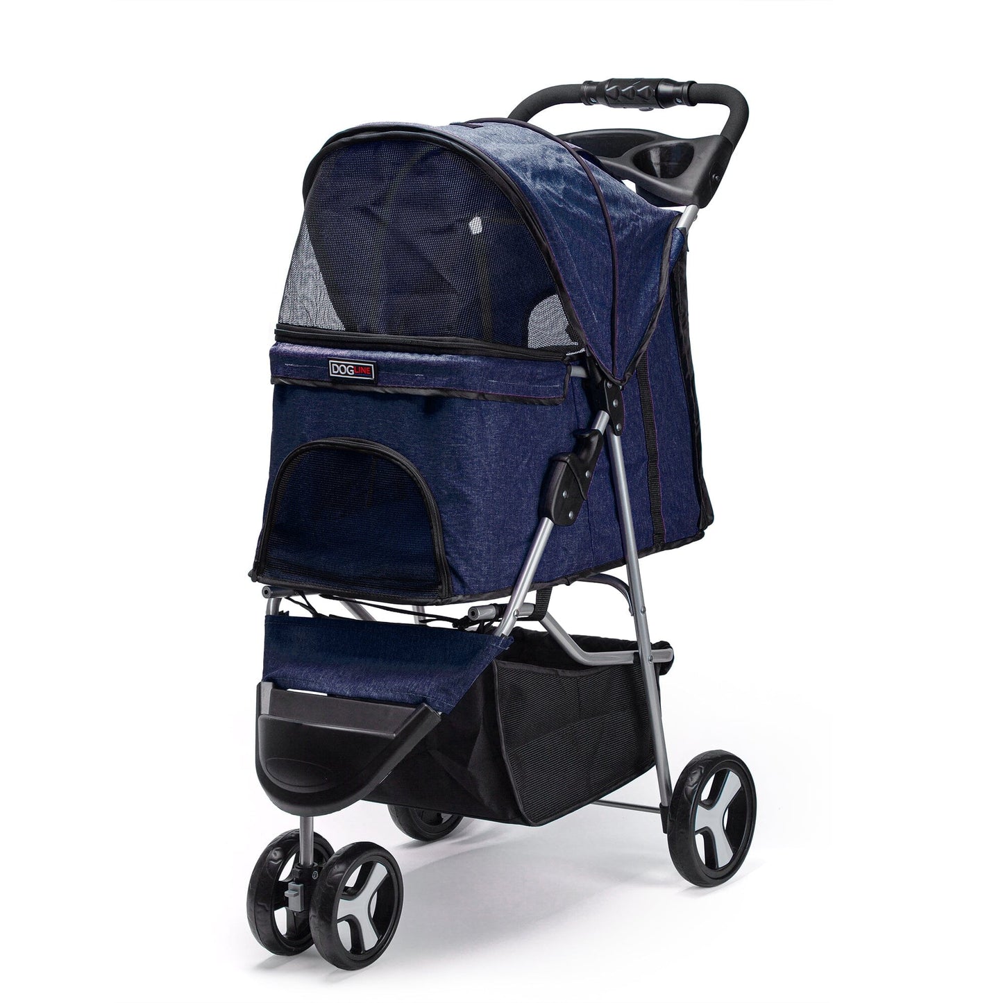 Dogline Casual Pet Stroller with a Removable Cup Holder - Angler's Pro Tackle & Outdoors