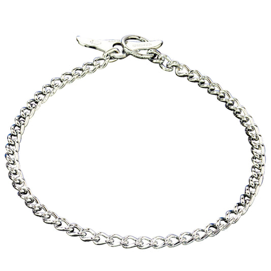 Dogline Herm Sprenger - Chain Collar with Toggle - Closure - Round Links - Chrome, 2.5 mm - Angler's Pro Tackle & Outdoors
