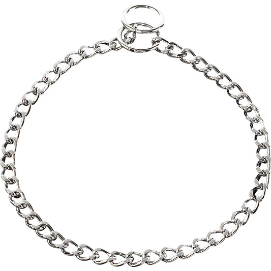 Dogline Herm Sprenger - Choke Chain Collar - Flat Polished Links - Chrome, 2.5 mm - Angler's Pro Tackle & Outdoors