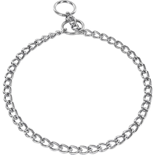 Dogline Herm Sprenger - Choke Chain Collar - Short Round Links - Chrome, 2.5 mm - Angler's Pro Tackle & Outdoors