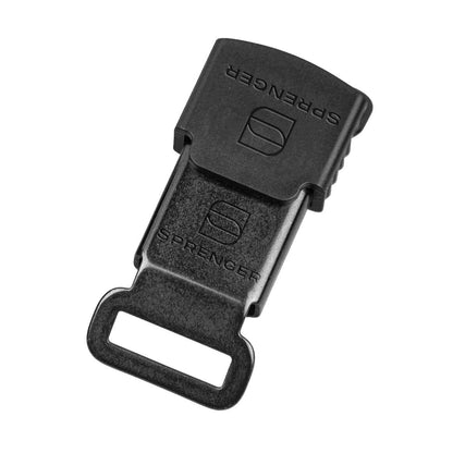 Dogline Herm Sprenger - ClicLock Safety Fastener for Flat - Style Collars – Black Stainless Steel - Angler's Pro Tackle & Outdoors