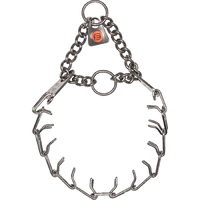 Dogline Herm Sprenger - MICRO - PLUS Training Collar with Center - Plate and Assembly Chain – Stainless steel - Angler's Pro Tackle & Outdoors