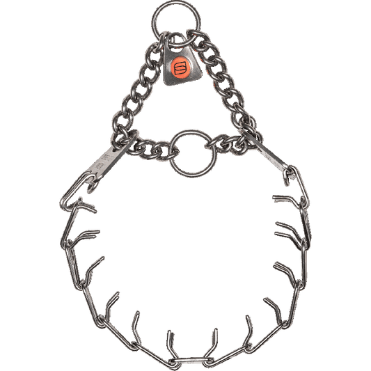 Dogline Herm Sprenger - MICRO - PLUS Training Collar with Center - Plate and Assembly Chain – Stainless steel - Angler's Pro Tackle & Outdoors