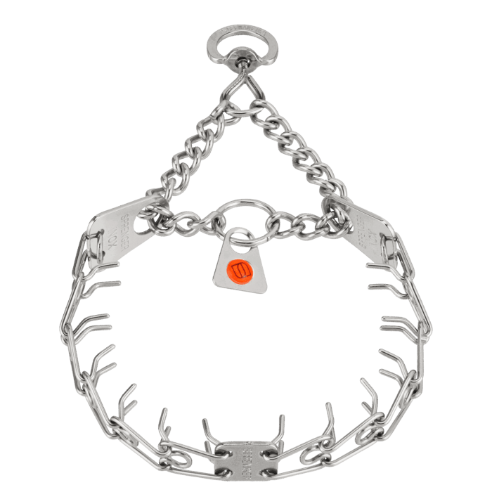 Dogline Herm Sprenger - MICRO - PLUS Training Collar with Center - Plate and Assembly Chain – Stainless steel - Angler's Pro Tackle & Outdoors