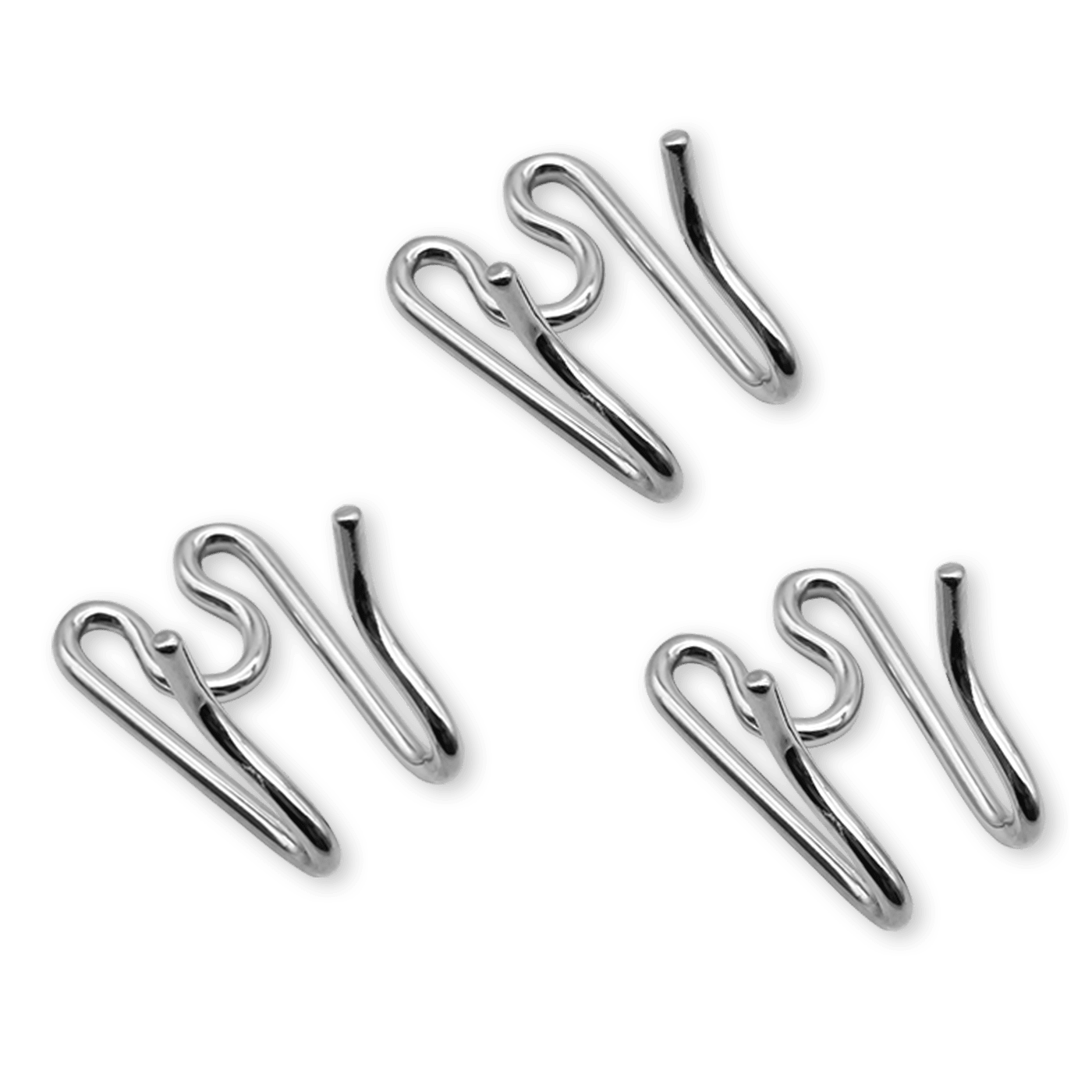 Dogline Herm Sprenger - ULTRA - PLUS Training Collar Middle Links for Lengthening (3 - Pack) - Chrome - Angler's Pro Tackle & Outdoors