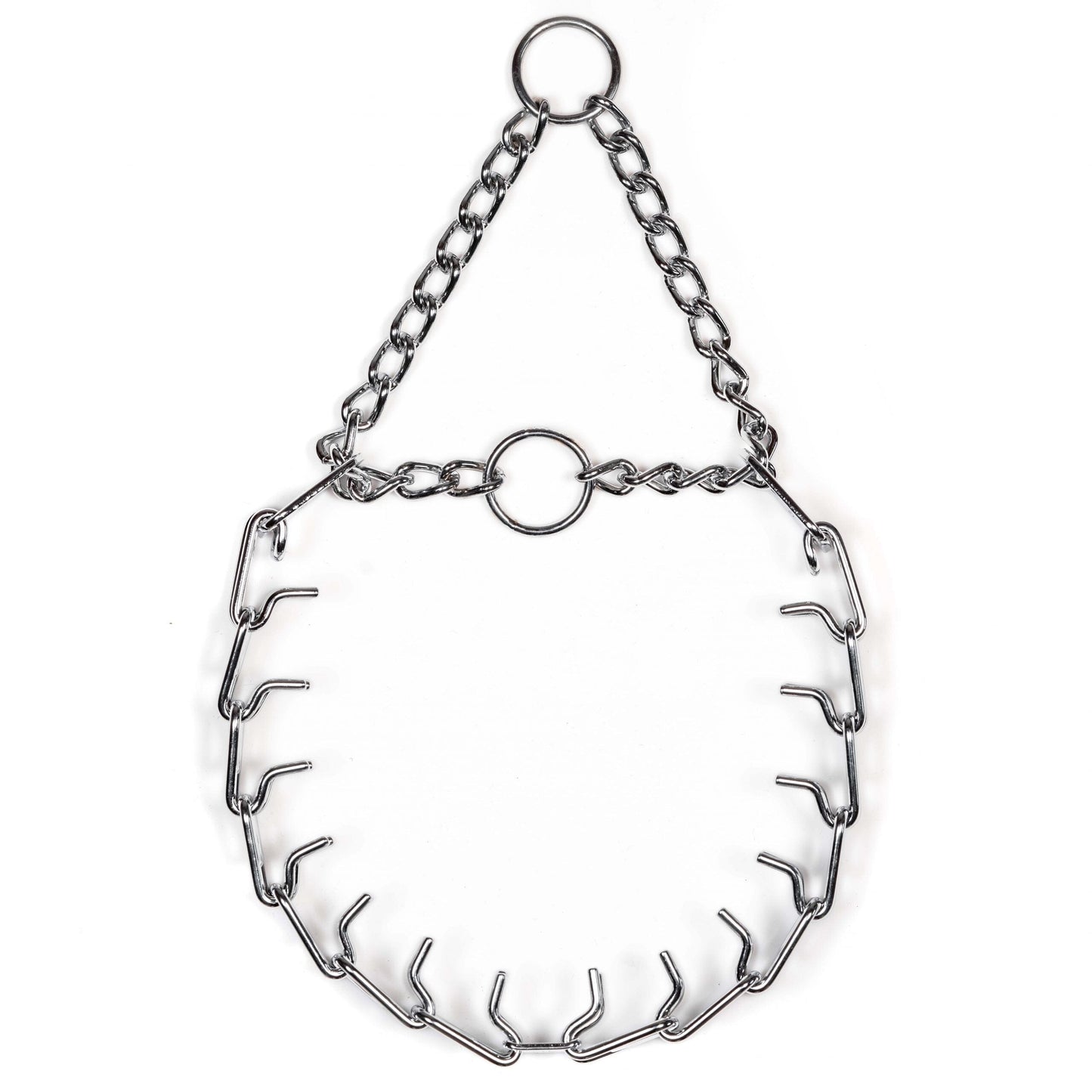 Dogline Herm Sprenger - ULTRA - PLUS Training Collar with Center - Plate and Assembly Chain - Short Version – Chrome - Angler's Pro Tackle & Outdoors