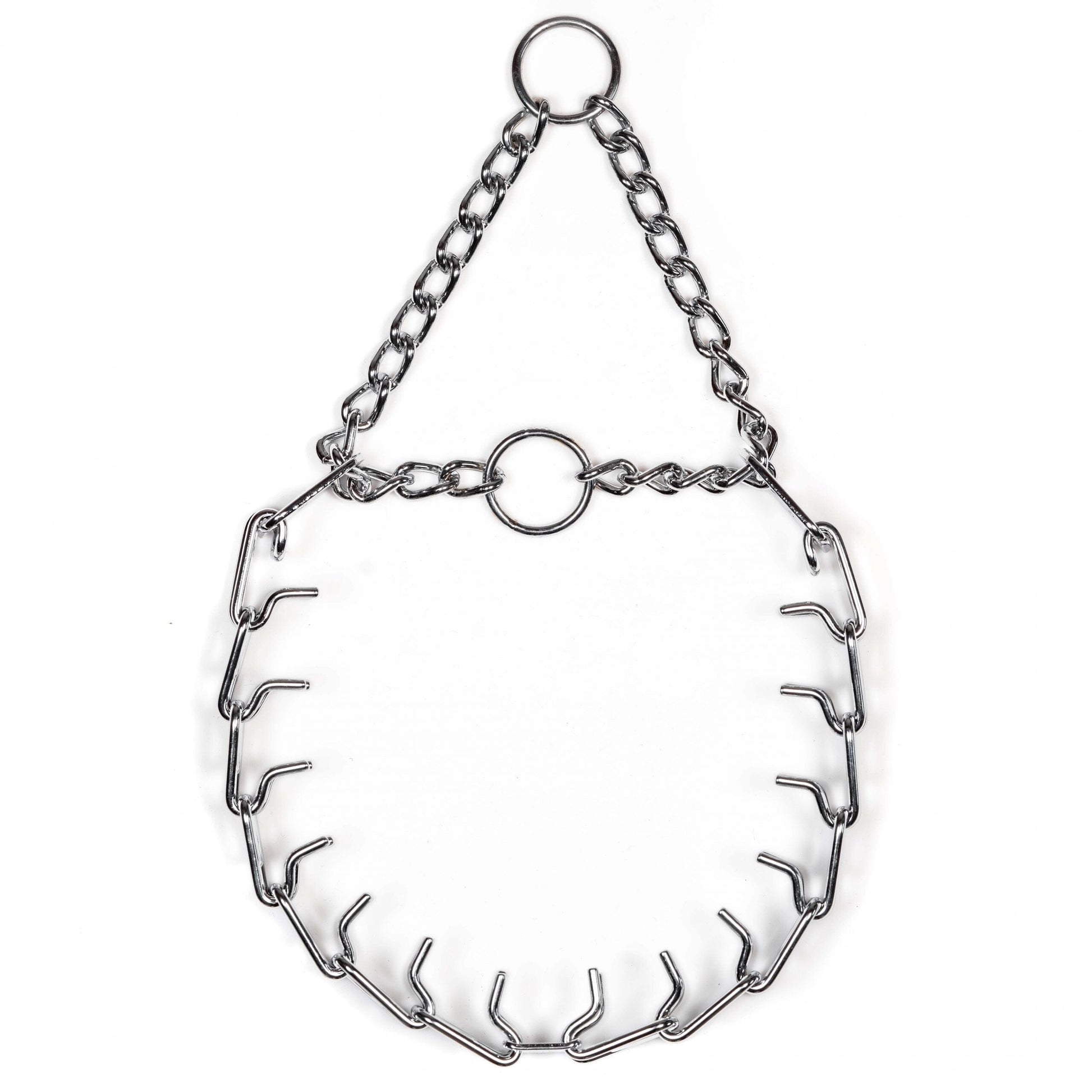 Dogline Herm Sprenger - ULTRA - PLUS Training Collar with Center - Plate and Assembly Chain - Short Version – Chrome - Angler's Pro Tackle & Outdoors