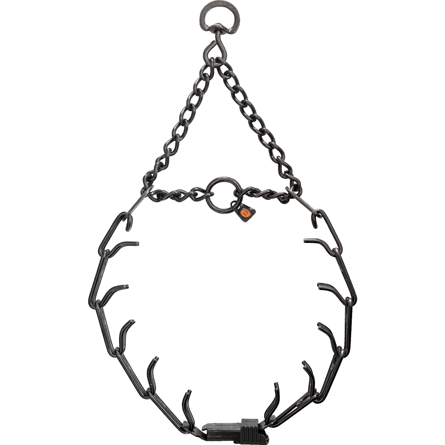 Dogline Herm Sprenger - ULTRA - PLUS Training Collar with ClicLock and Assembly Chain - Black Stainless Steel - Angler's Pro Tackle & Outdoors