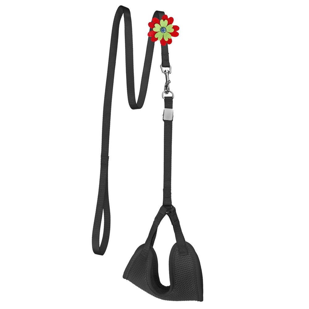Dogline Mesh Step - In Nylon Harness + Optional Flower Leash - Angler's Pro Tackle & Outdoors