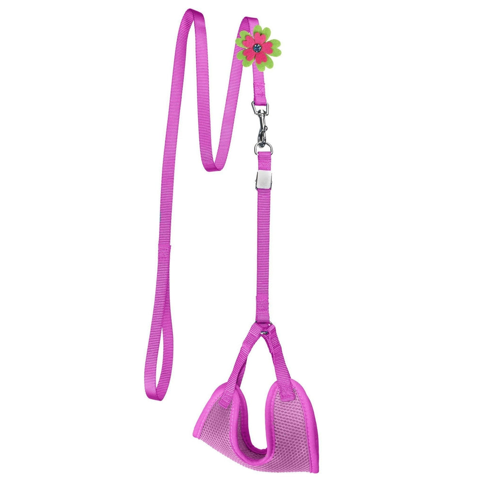 Dogline Mesh Step - In Nylon Harness + Optional Flower Leash - Angler's Pro Tackle & Outdoors