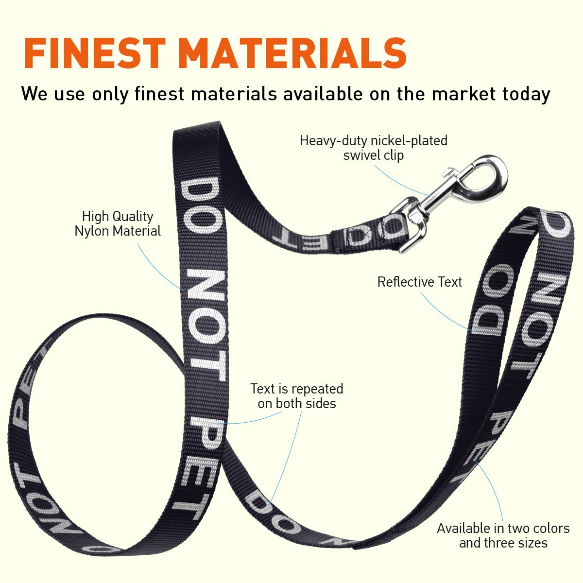 Dogline Reflective Nylon Leash - Angler's Pro Tackle & Outdoors