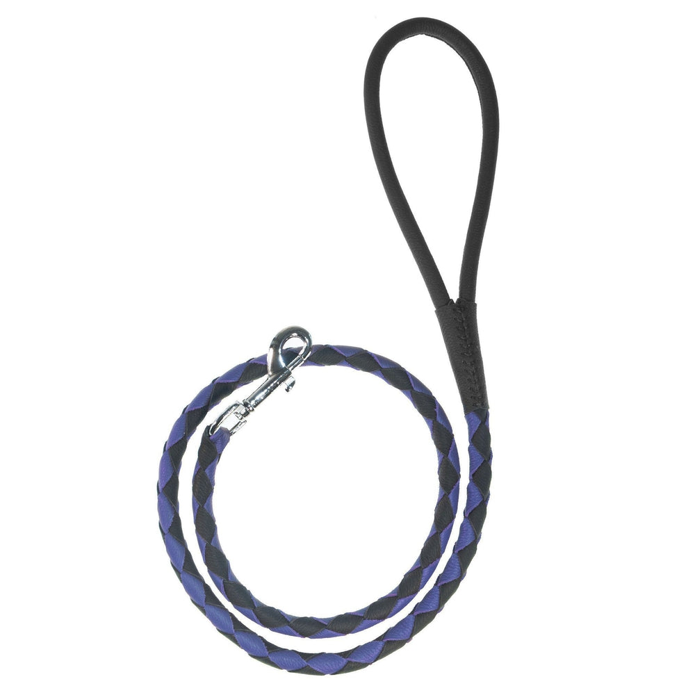 Dogline Soft Leather Dual - Color Braided Round Lead - Angler's Pro Tackle & Outdoors