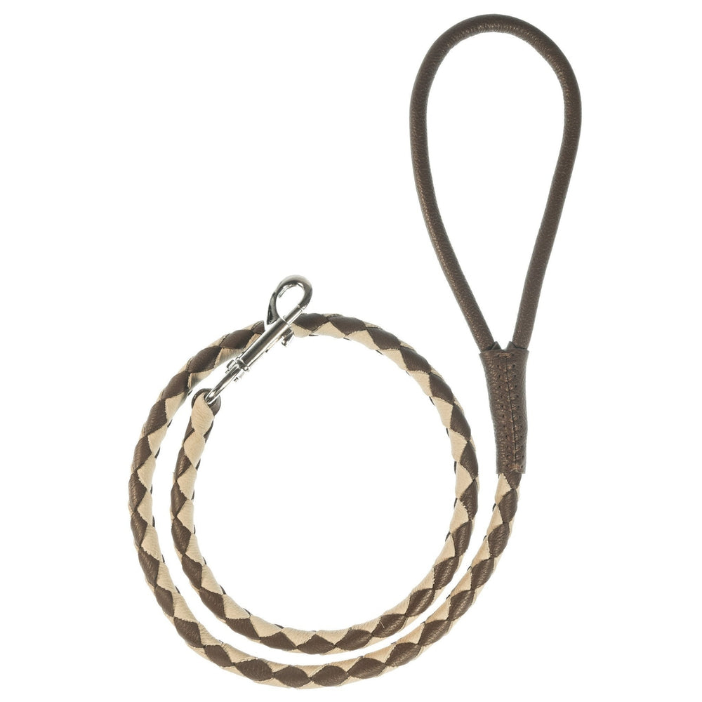 Dogline Soft Leather Dual - Color Braided Round Lead - Angler's Pro Tackle & Outdoors