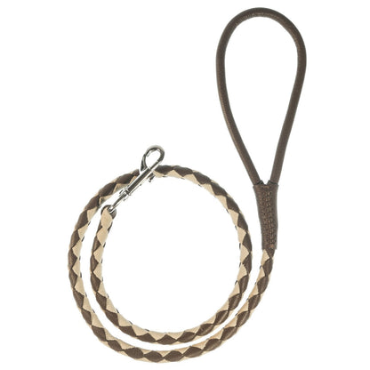Dogline Soft Leather Dual - Color Braided Round Lead - Angler's Pro Tackle & Outdoors
