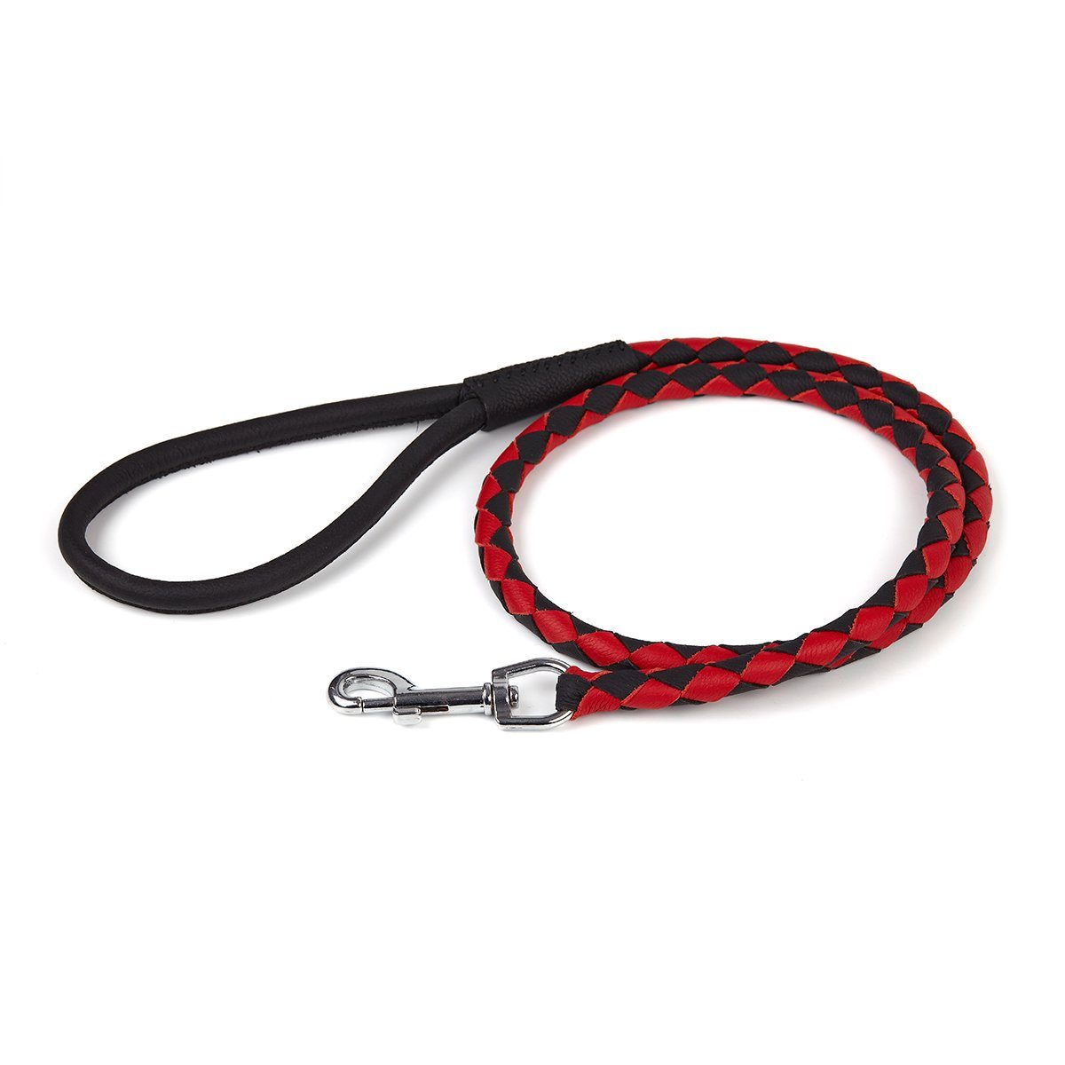Dogline Soft Leather Dual - Color Braided Round Lead - Angler's Pro Tackle & Outdoors