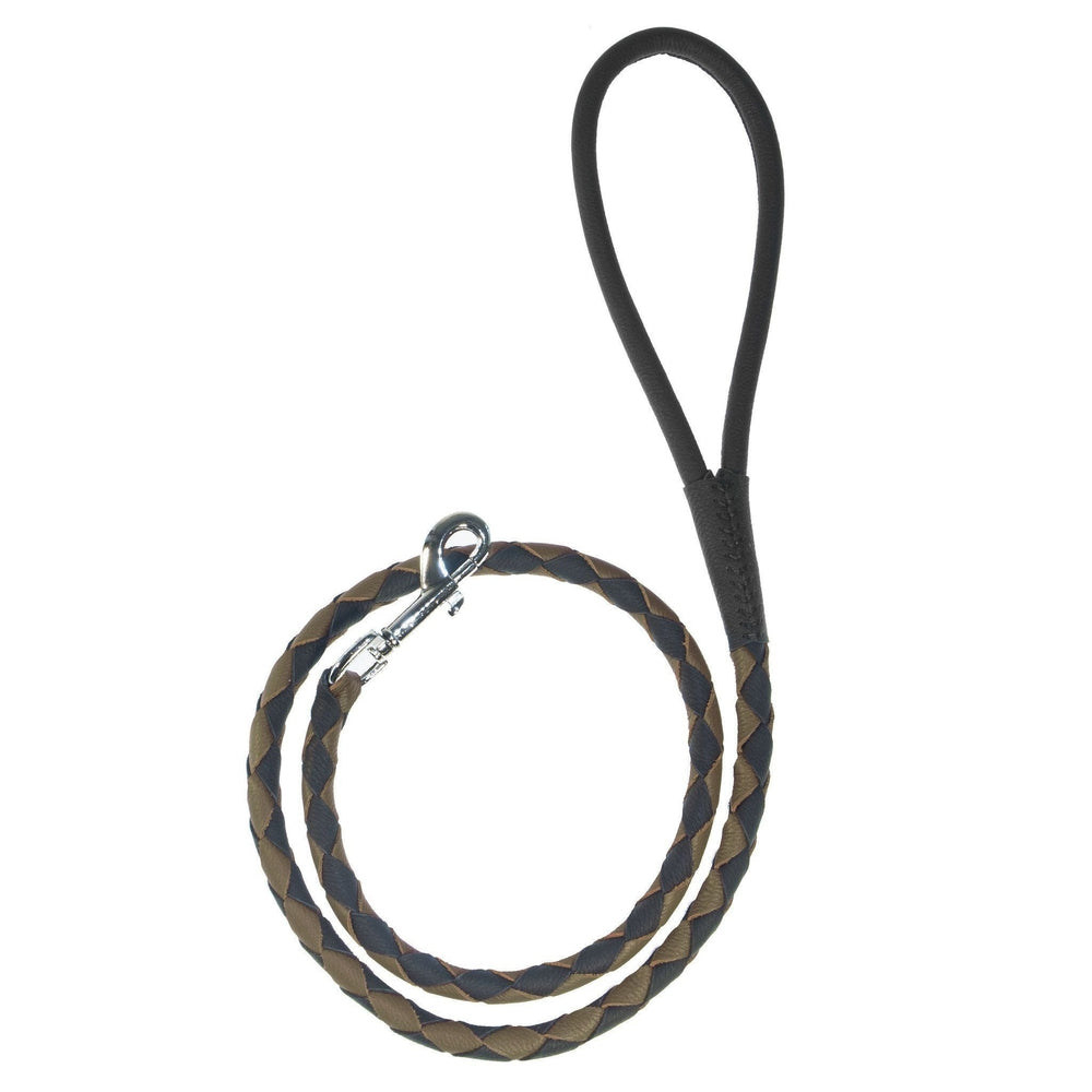 Dogline Soft Leather Dual - Color Braided Round Lead - Angler's Pro Tackle & Outdoors