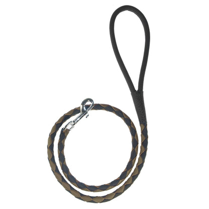 Dogline Soft Leather Dual - Color Braided Round Lead - Angler's Pro Tackle & Outdoors