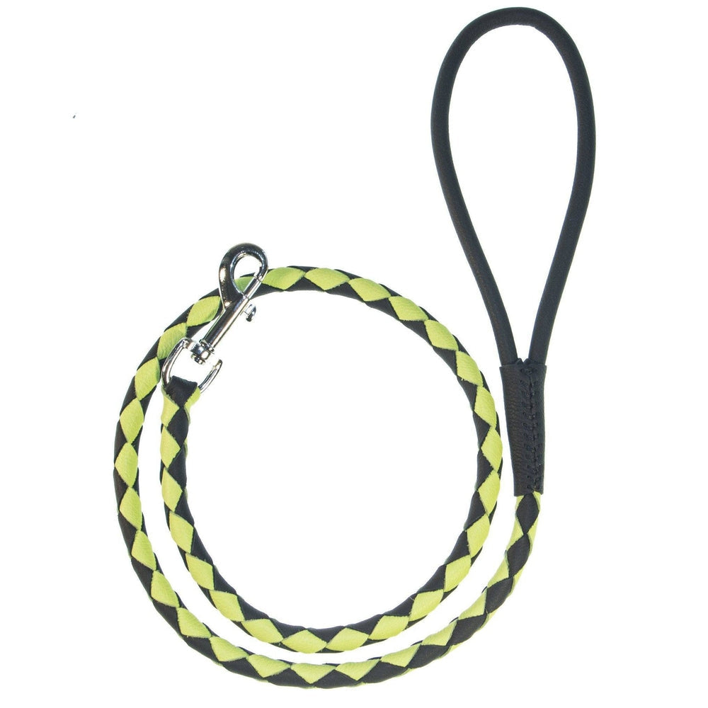 Dogline Soft Leather Dual - Color Braided Round Lead - Angler's Pro Tackle & Outdoors