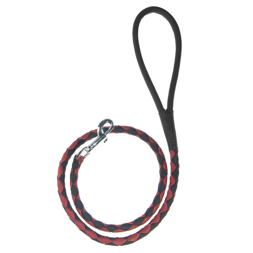 Dogline Soft Leather Dual - Color Braided Round Lead - Angler's Pro Tackle & Outdoors