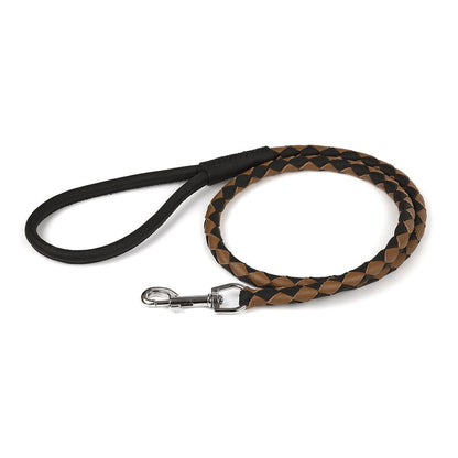 Dogline Soft Leather Dual - Color Braided Round Lead - Angler's Pro Tackle & Outdoors