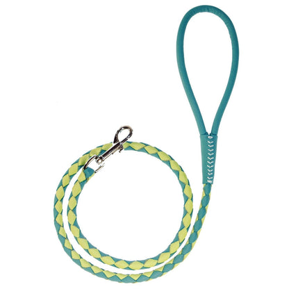 Dogline Soft Leather Dual - Color Braided Round Lead - Angler's Pro Tackle & Outdoors