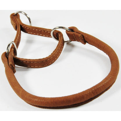 Dogline Soft Leather Round Martingale Collar - Angler's Pro Tackle & Outdoors