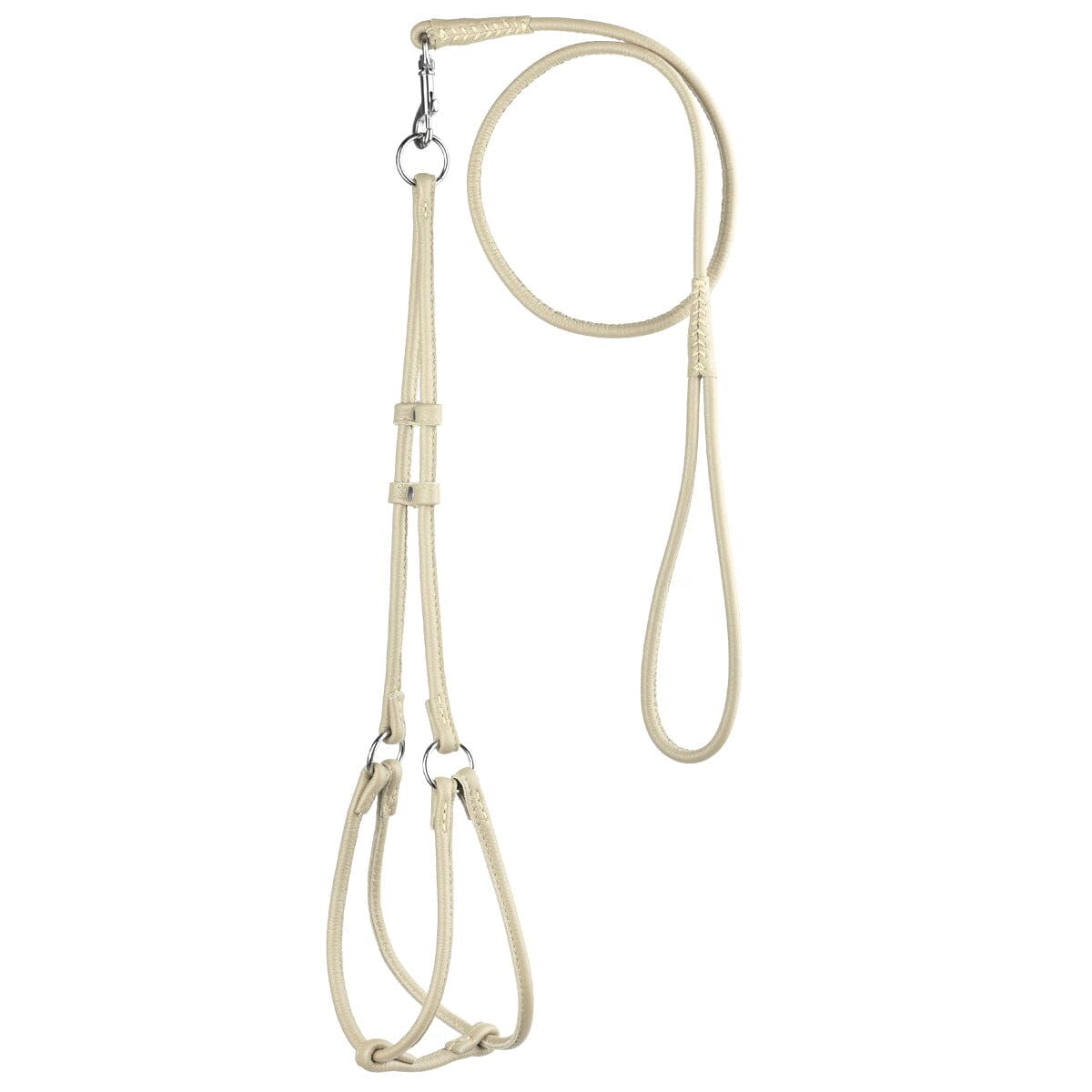 Dogline Soft Leather Round Step - In Harness + Round Lead - Angler's Pro Tackle & Outdoors