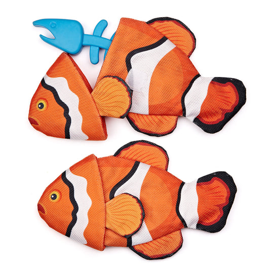 Dogline Tropical Crinkle + Bone Clownfish - Angler's Pro Tackle & Outdoors