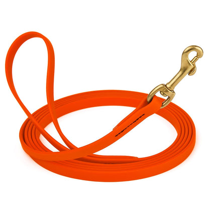 Dogline Viper Biothane Long Line 20 ft Lead with Brass Hardware - Angler's Pro Tackle & Outdoors