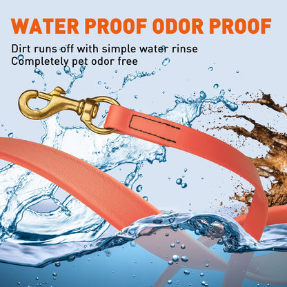 Dogline Viper Biothane Long Line 33 ft Lead with Brass Hardware - Angler's Pro Tackle & Outdoors