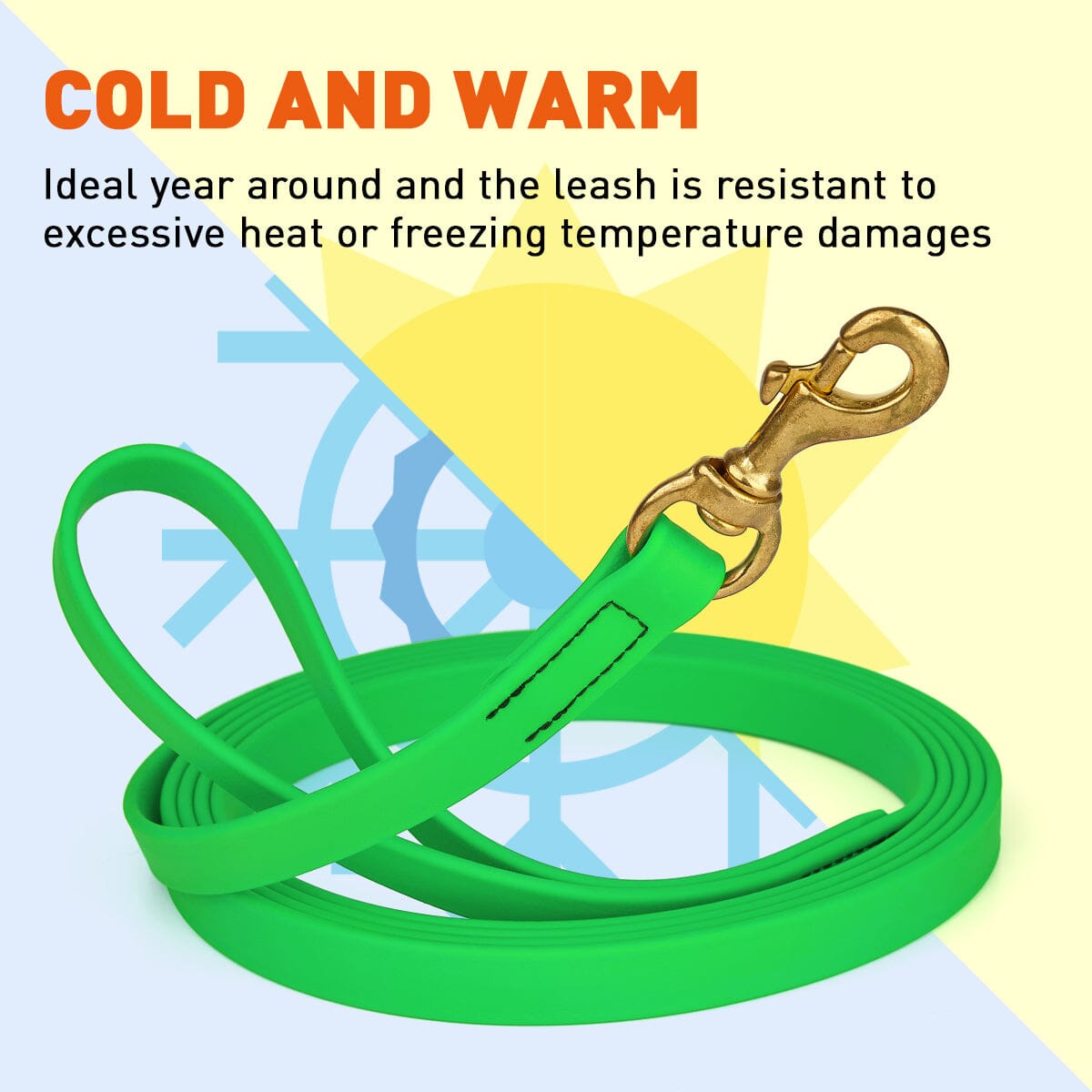 Dogline Viper Biothane Long Line 33 ft Lead with Brass Hardware - Angler's Pro Tackle & Outdoors