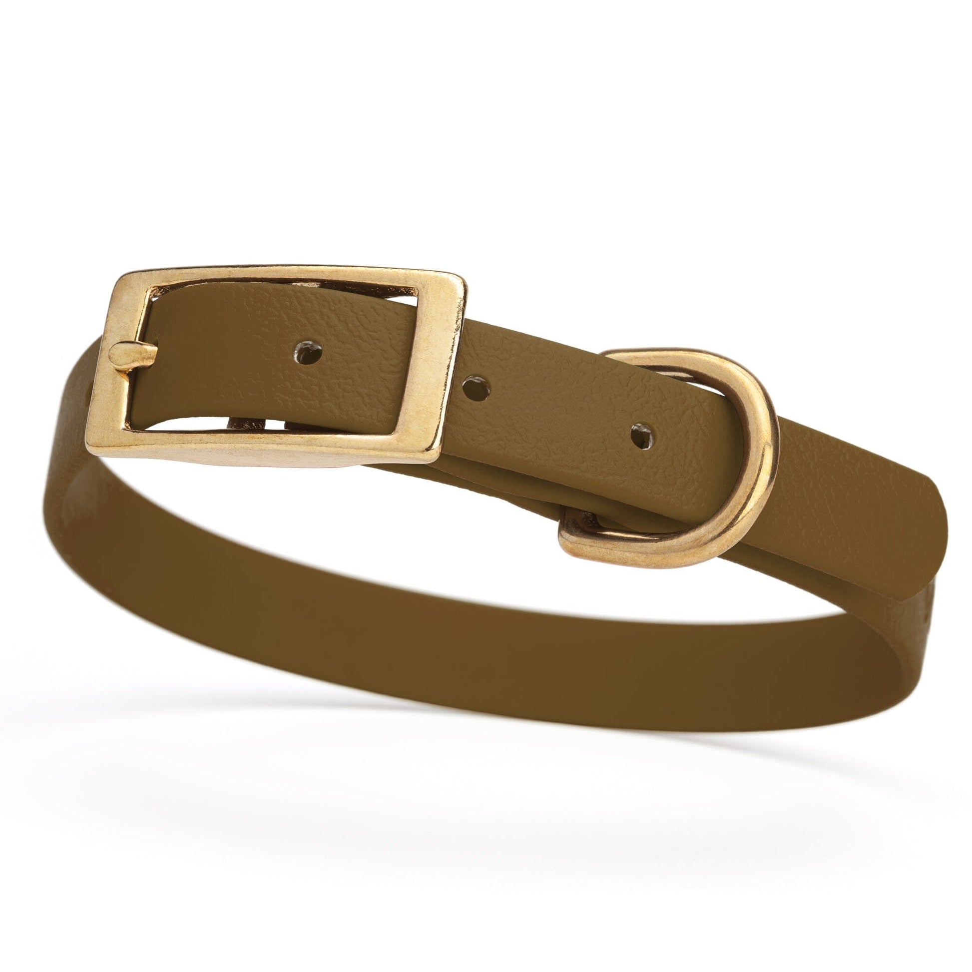 Dogline Viper Biothane Waterproof Dog Collar - Brass Hardware - Size S (12" - 15") - Angler's Pro Tackle & Outdoors