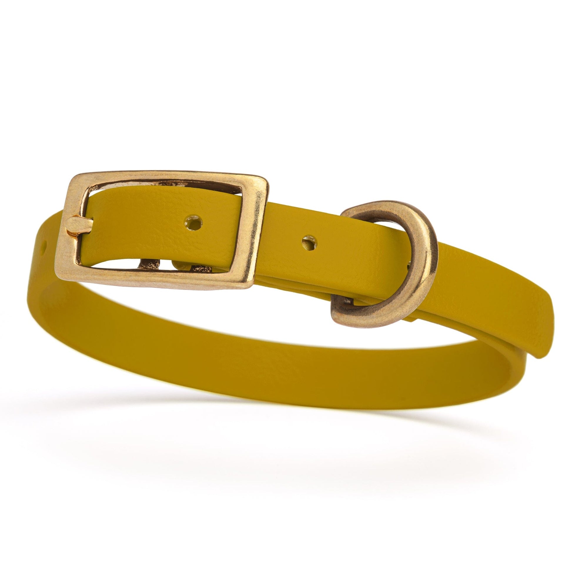 Dogline Viper Biothane Waterproof Dog Collar - Brass Hardware - Size XS (9" - 12") - Angler's Pro Tackle & Outdoors