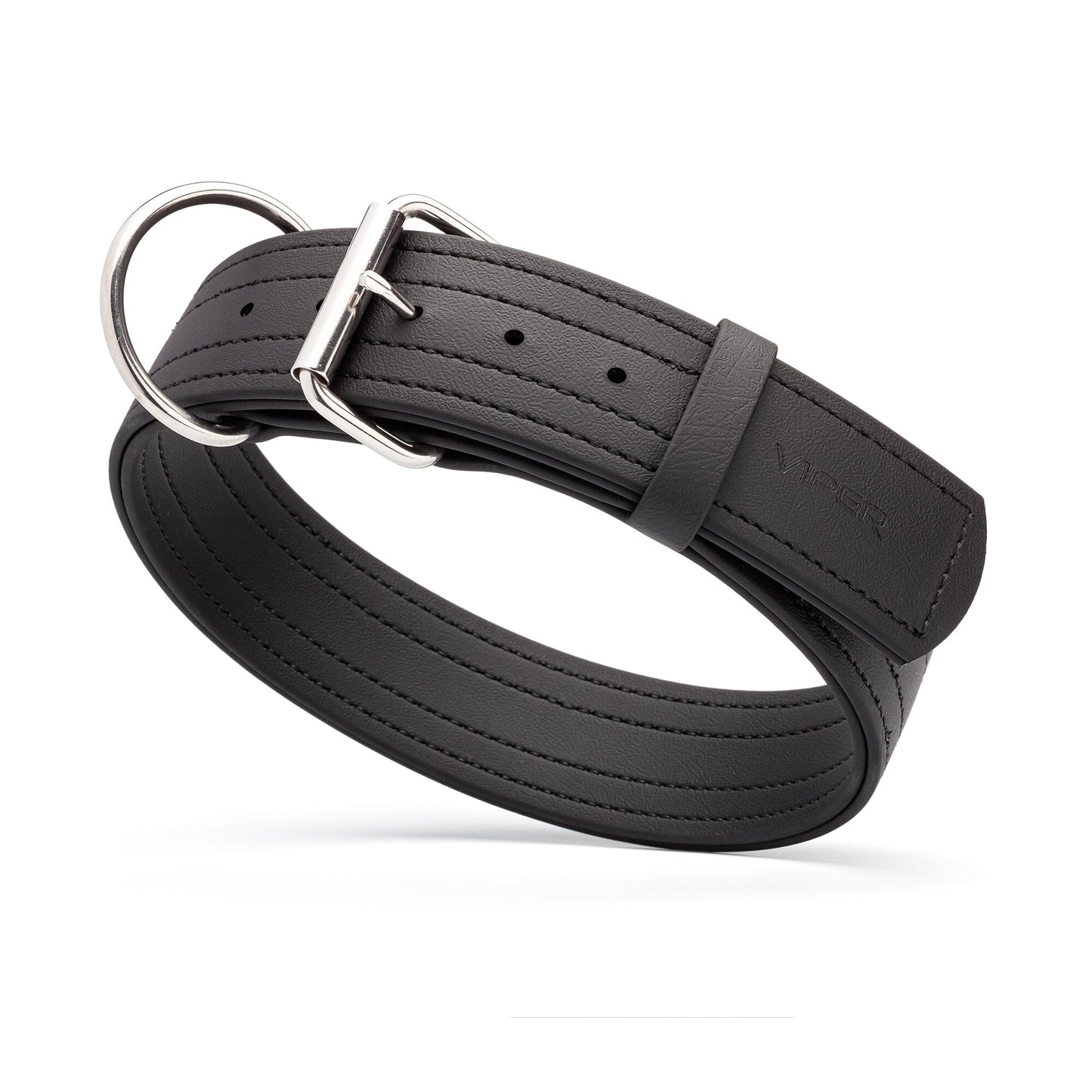 Dogline Viper Biothane Working Dog Collar - Stainless Steel Hardware - Angler's Pro Tackle & Outdoors