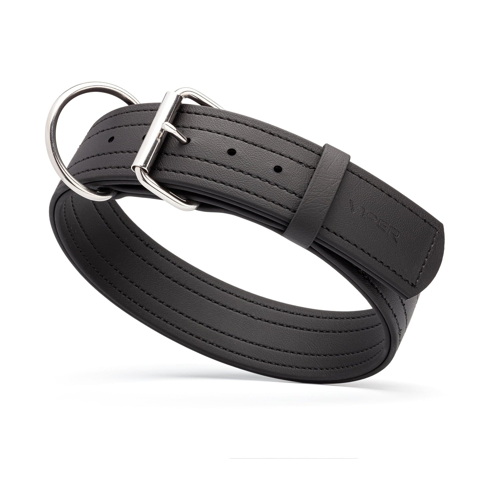 Dogline Viper Biothane Working Dog Collar - Stainless Steel Hardware - Angler's Pro Tackle & Outdoors