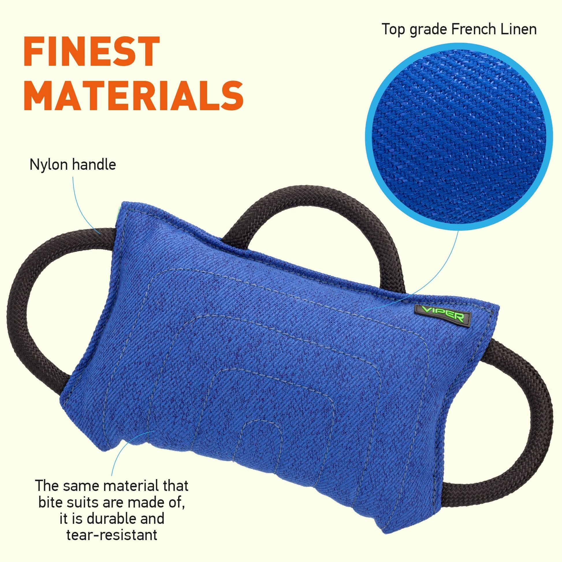 Dogline Viper French Linen Classic Bite Pillow - Angler's Pro Tackle & Outdoors