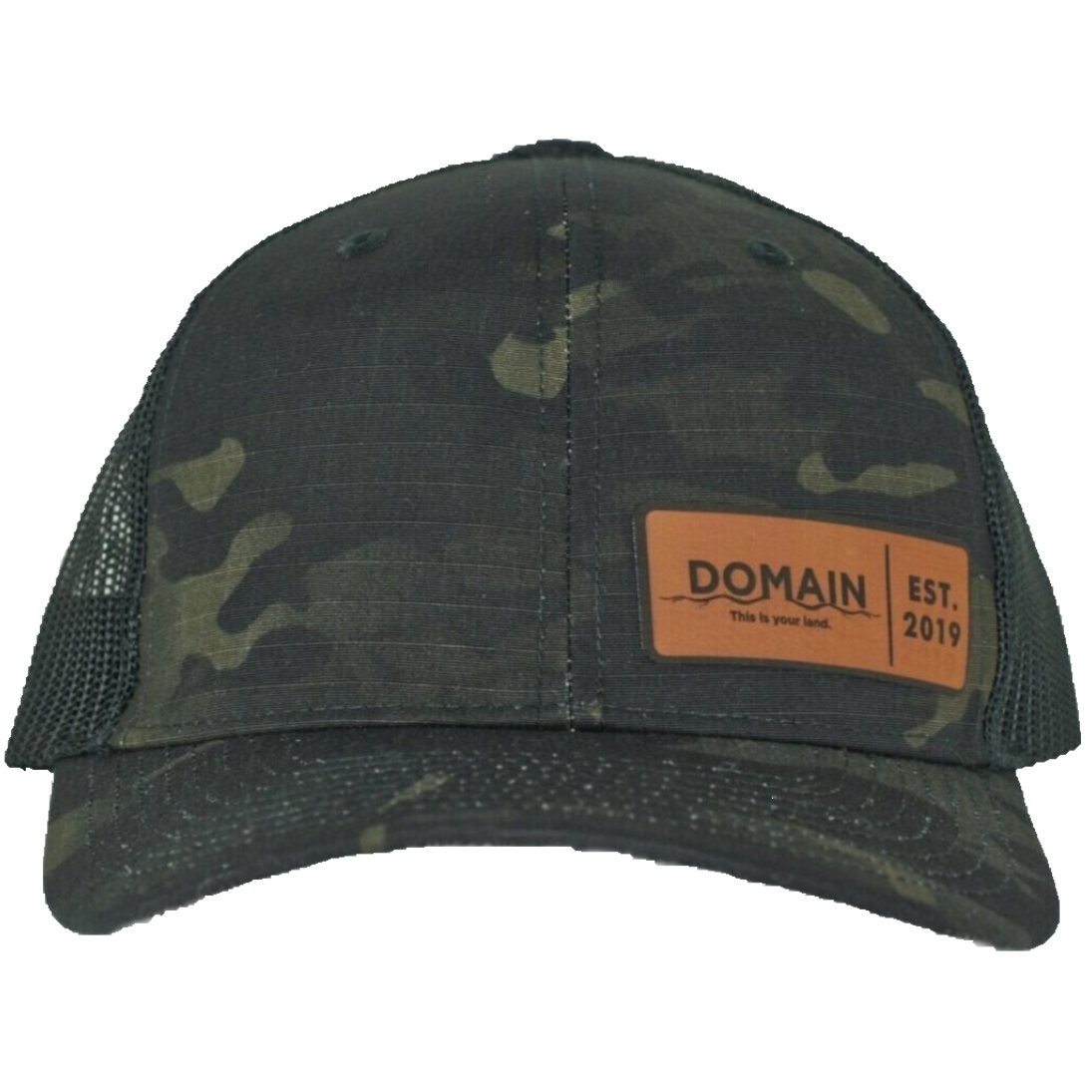 Domain Outdoor Black Camo Patch Hat - Angler's Pro Tackle & Outdoors