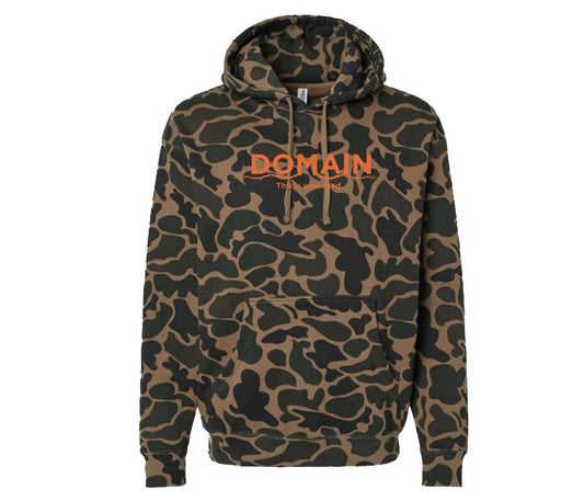 Domain Outdoor Camo Blaze Orange Sweatshirt - Angler's Pro Tackle & Outdoors